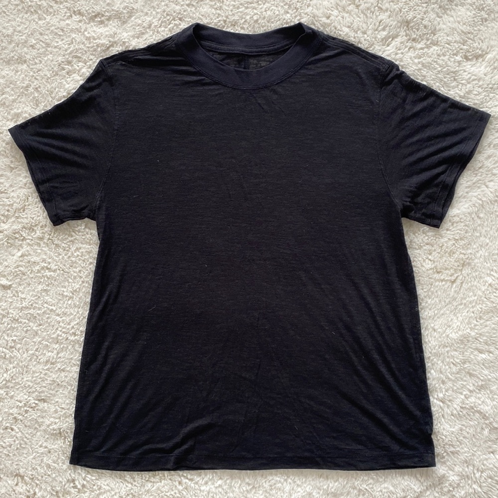 ❤️ Lululemon All Yours Boyfriend Tee *Veil Black